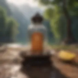 A serene landscape representing tranquility during fasting