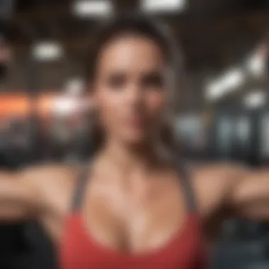 Intense Workouts for Fat Loss Motivational gym environment showcasing intense workouts