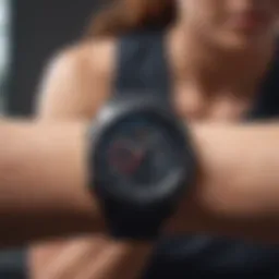 The latest fitness watch showcasing advanced tracking features