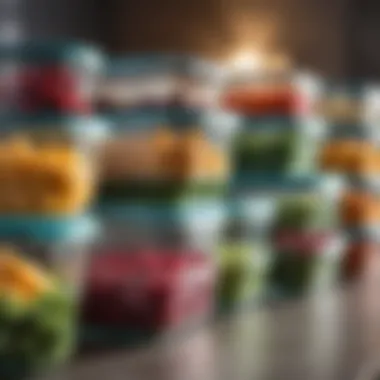 Health Benefits of Using Glass for Meal Storage Health benefits of glass containers illustrated with fresh ingredients
