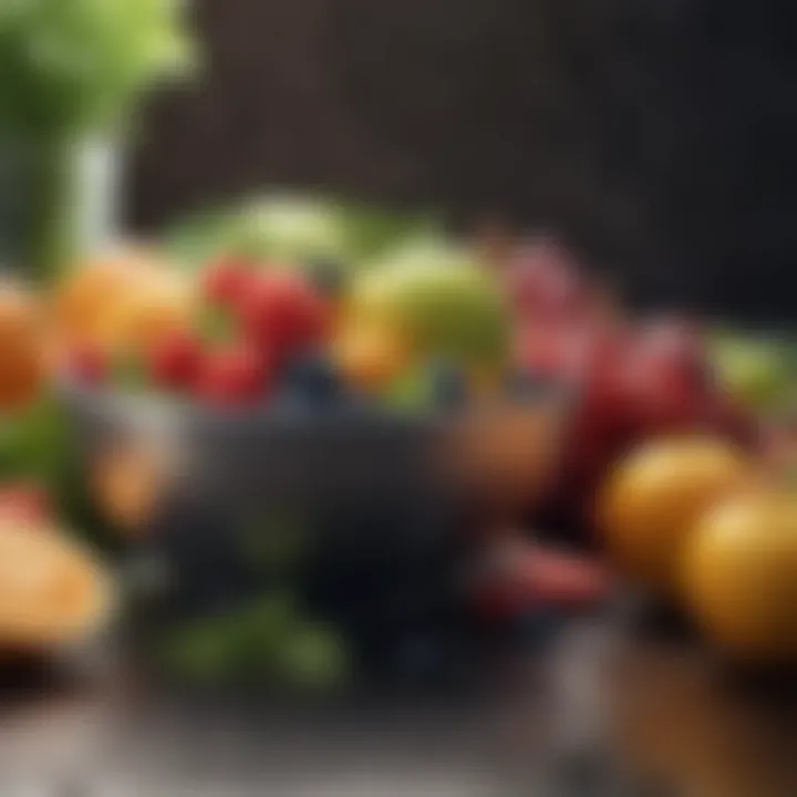 A vibrant assortment of fresh fruits and vegetables