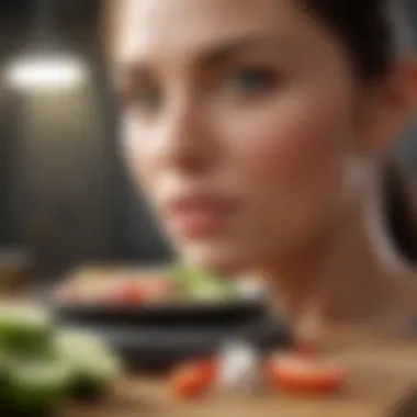 Nutritional Balance in Weight Management Balanced meal showcasing nutritious ingredients
