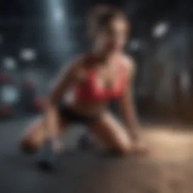 Innovative Fitness Gadgets A vibrant collection of fitness gadgets showcasing innovation and functionality.