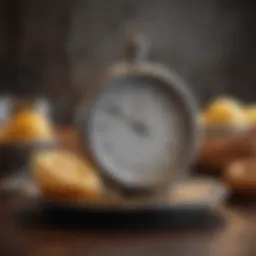 Scientific illustration of intermittent fasting mechanisms