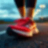 Innovative cushioning technology in lightweight running shoes