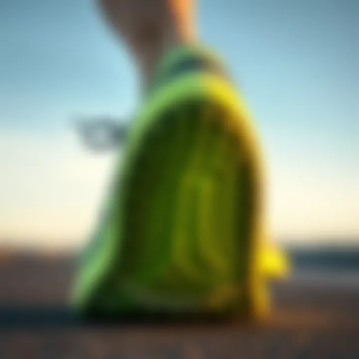 Dynamic support features in neutral running shoes