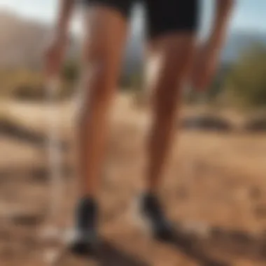 Hydration Techniques for Leg Health Illustration showing hydration techniques to prevent muscle cramps