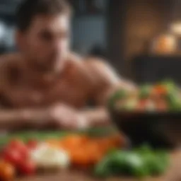 Delicious protein-packed meal with vegetables