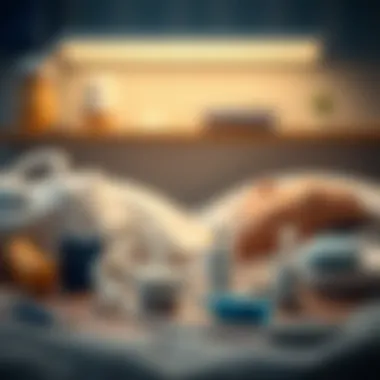 Medical Devices for Snoring Illustration of various medical devices for snoring treatment