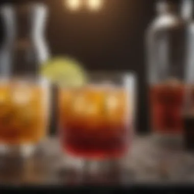 Keto-friendly cocktail ingredients