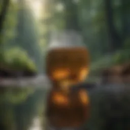 A serene nature landscape symbolizing tranquility and reflection