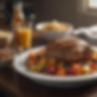 The Essence of a Balanced Diet A balanced plate showcasing a variety of food groups