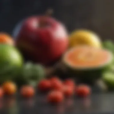 Nourishing Choices for Weight Management A colorful array of fresh fruits and vegetables