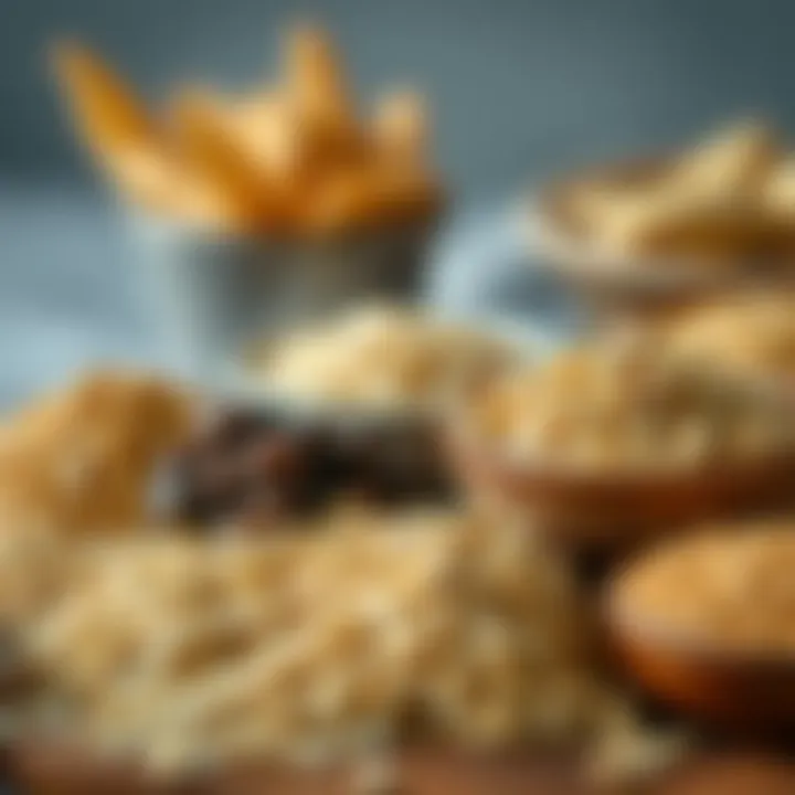 A selection of grains suitable for the FODMAP diet.