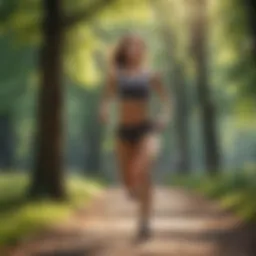 Dynamic cardio activity in a park setting