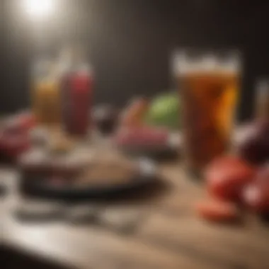 Essential Nutrition for Muscle Growth Nutritional components laid out on a table