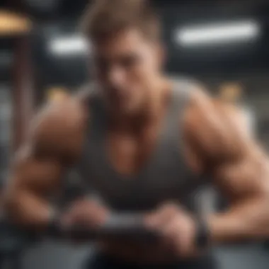 Tailored Fitness Plan for Success A personalized fitness plan on a clipboard