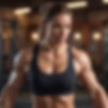 Comprehensive Workout Routine A detailed workout routine displayed on a digital device