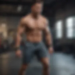 Dynamic workout session highlighting peak physical performance.