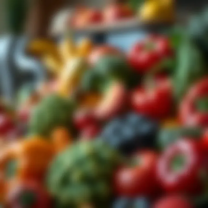 A vibrant assortment of fresh fruits and vegetables symbolizing healthy choices.