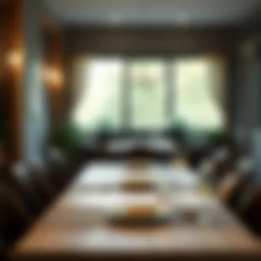 A serene setting for mindful eating, featuring a beautifully set table with a single dish.