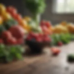 Fresh fruits and vegetables representing the Paleo Diet