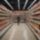 An array of ready-made keto meals displayed in a grocery store aisle