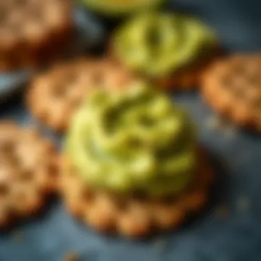 Whole Grain Crackers with Avocado Spread A selection of whole grain crackers with avocado spread