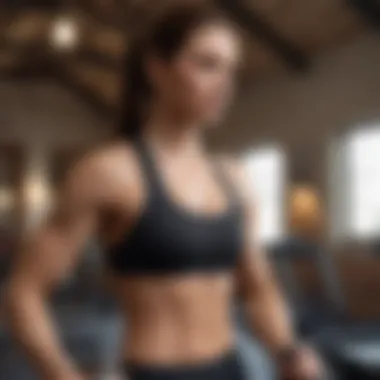 Engaging in Varied Exercise Routines Dynamic workout session with diverse exercises