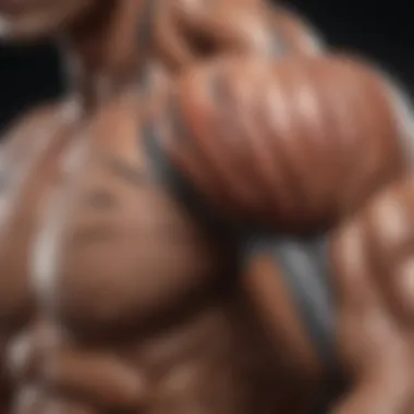 Detailed Anatomy of Arm Muscles Muscle anatomy illustration highlighting biceps and triceps