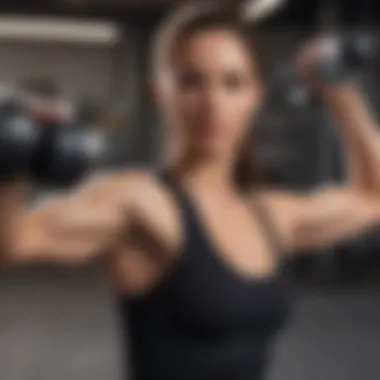Effective Arm Workout Routine Workout session featuring various arm exercises