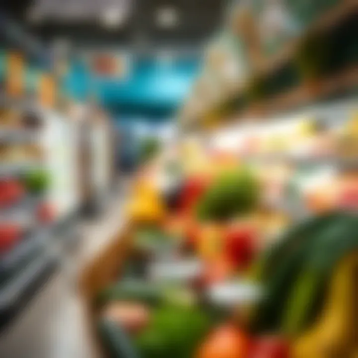 Grocery shopping for a balanced diet