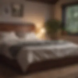 Cozy bedroom environment for restful sleep