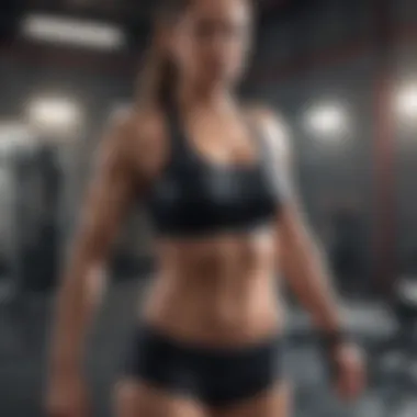 Inspiration for Your Health Journey A motivational quote displayed in an inspiring fitness environment