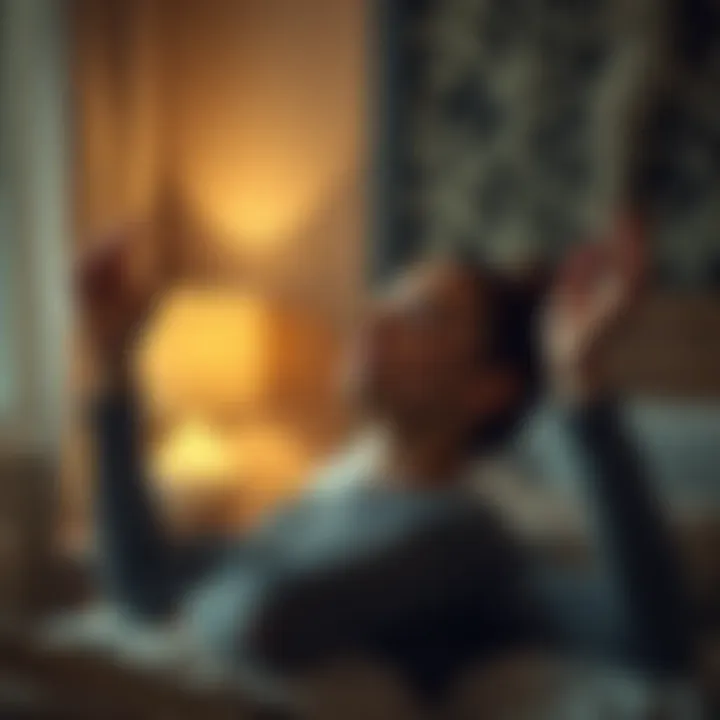 Relaxing Breathing Techniques for Sleep Relaxing breathing exercise demonstrating calmness