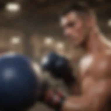 Strength Training for Boxers Strength training session with weights