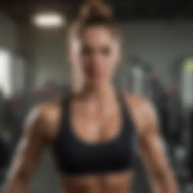 High-Intensity Workout Displaying Physical Vitality Energetic individual engaging in a high-intensity workout, showcasing physical vitality.