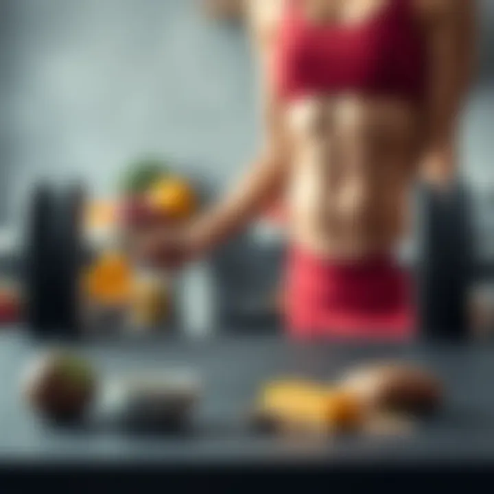 Macronutrient Balance Diagram Visual representation of macronutrient balance