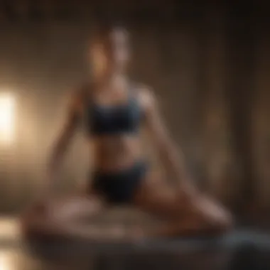 Strength Through Poses A practitioner demonstrating a powerful yoga pose that illustrates strength.