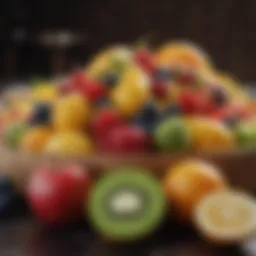 A colorful assortment of keto-friendly fruits.