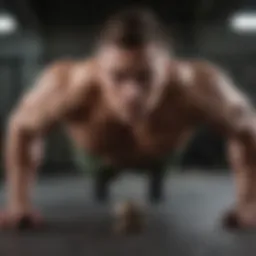 Marine Corps push-up training session