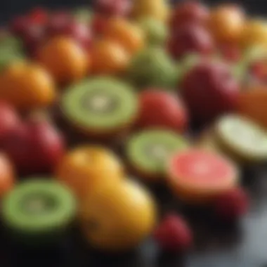 Diversity of Fruits A vibrant assortment of fruits showcasing variety and color.