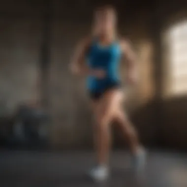 Dynamic Lunge for Optimal Weight Loss Dynamic lunge exercise showcasing proper form