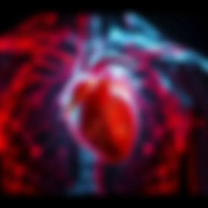 Heart representing cardiovascular health