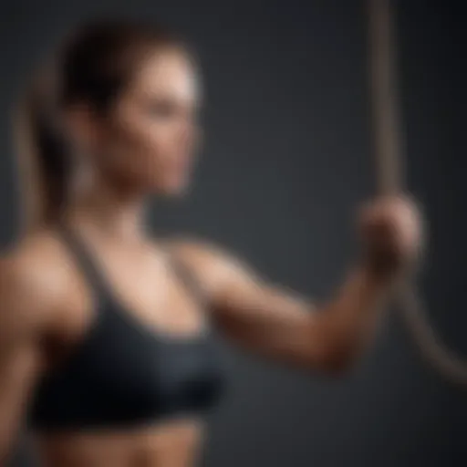 Rope exercises enhancing upper body strength