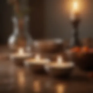 Mindfulness and Meditation for Weight Loss A meditative scene with candles and soft lighting promoting mindfulness.