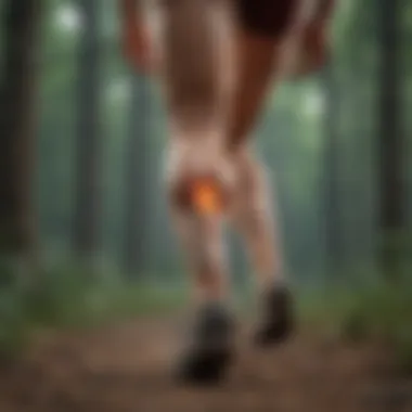 Nature of Leg Spasms Muscle contraction illustration highlighting the nature of leg spasms