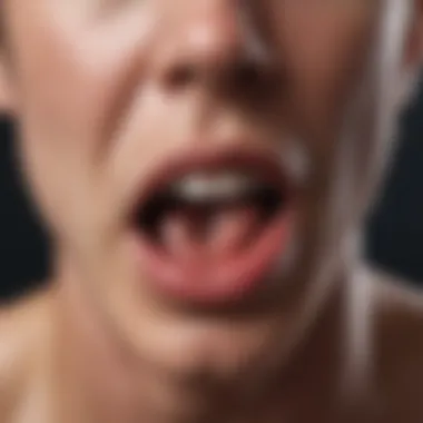 Recognizing Symptoms of Mouth Herpes Illustration of mouth herpes symptoms
