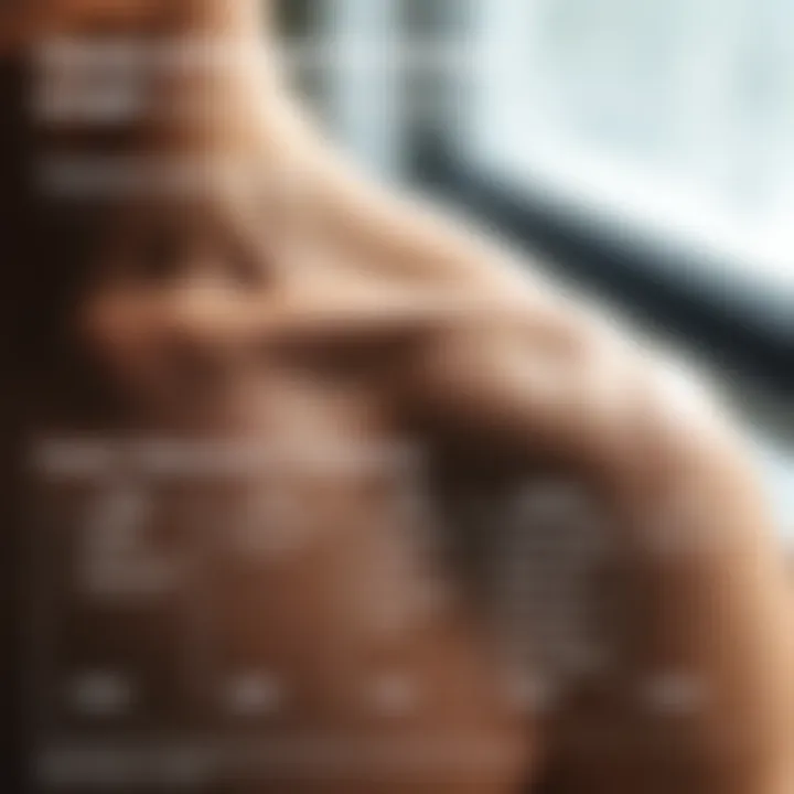 Chart detailing treatment options for armpit rashes