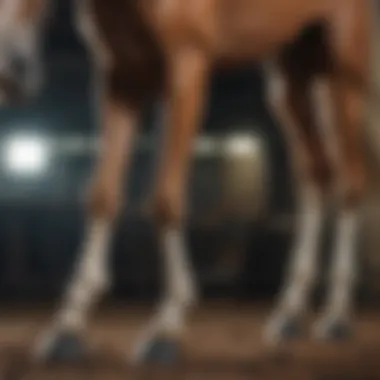 Charlie Horse in Leg Muscles Visual representation of a charlie horse in leg muscles